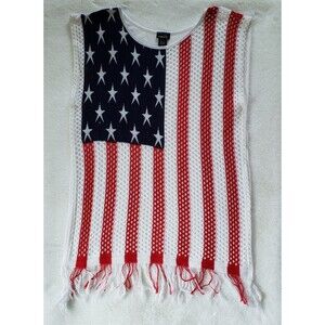 Rue21 Womens American Flag Swimsuit Cover-Up